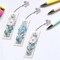 3PCS Flower Diamond Art Bookmarks – DIY Rhinestone Tassel Diamond Painting Kits for Adults, Small Craft Gift for Graduation, Birthday & Readers